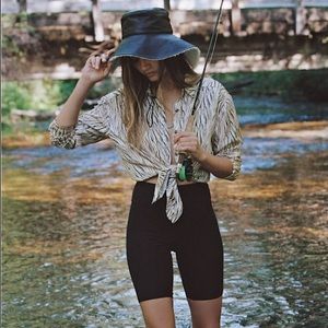 NWT For Love and Lemons Tiger Print Button Down 🐅